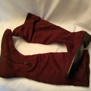 AAB women's Piper size 7 brown faux suede boots Vegan